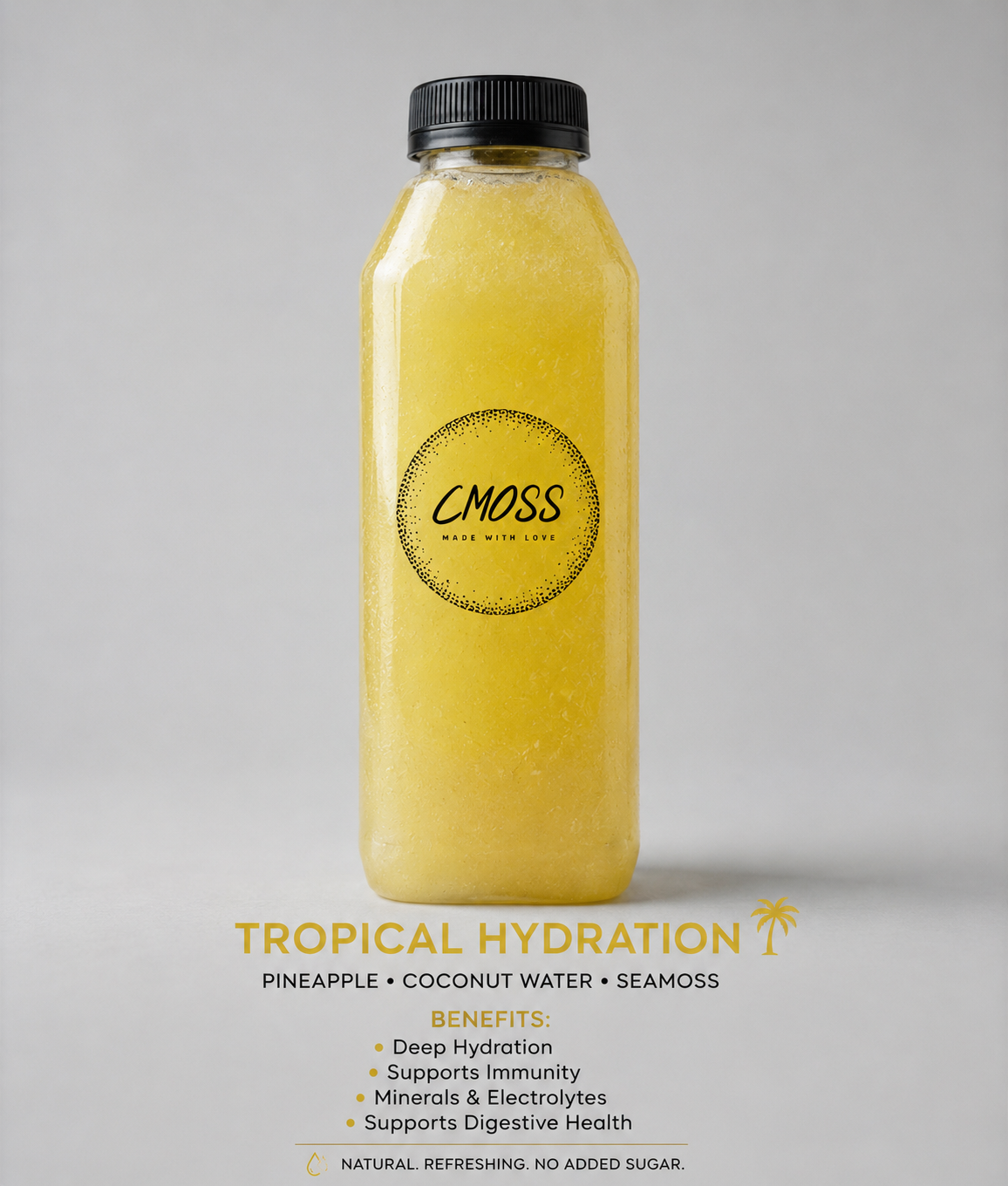 Tropical Hydration Seamoss Infused Juice - x4 Bottles