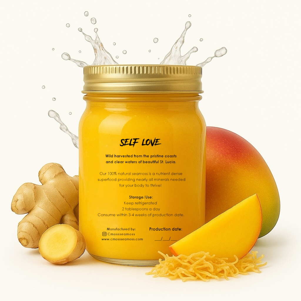 Mango/Ginger Seamoss Gel